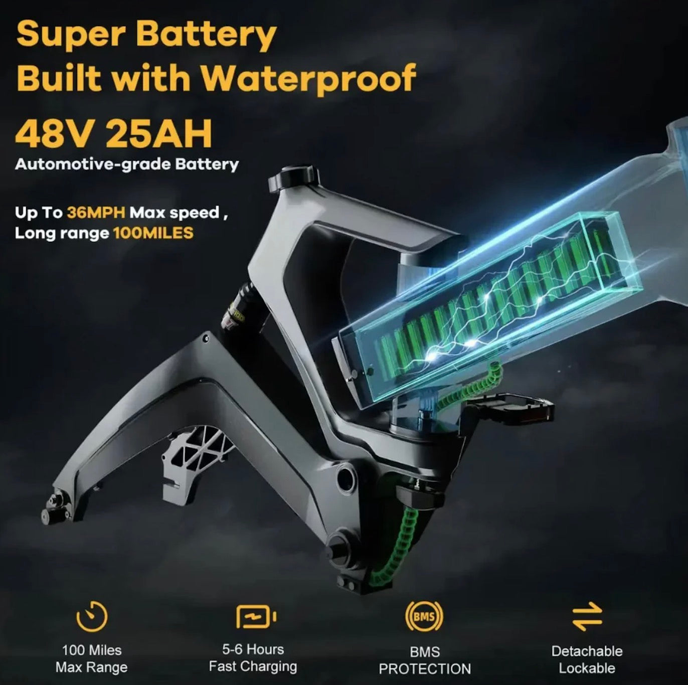 Cyber Bike 100Mile Range